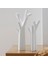 Roseau White Seramik Küçük Boy Vazo 20 cm 3