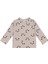 Krem Panda Desenli Uzun Kollu Tshirt ve Pantolon Unisex Bebek 2'li Set 2