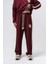 Erkek Şerit Detaylı Modal Baggy Eşofman Altı Vişne 1