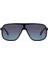 Ds 2376 C2 Mat Siyah Asetat Unisex Güneş Gözlüğü 2