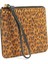 Leopar Desenli Kadın Deri El Portföyü 3