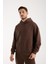 %100 Pamuk Premium Kalite Oversize Kapüşonlu Sweatshirt - Kanguru Cepli Hoodie 1