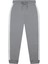 Beyaz Kontrastlı Gri Sweatshirt & Pantolon Erkek Çocuk 2'li Set 3