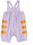 Mor Baskılı Kız Bebek Tulum 2