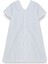 Çizgili Kısa Kollu Kız Çocuk Elbise 2