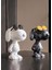 Snoopy Sun Graf Siyah Beyaz Heykel 2