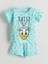 Yeni Sezon Daisy Duck Baskılı Kız Bebek Şortlu Pijama Takımı 1