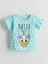Yeni Sezon Daisy Duck Baskılı Kız Bebek Şortlu Pijama Takımı 2