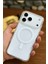 Apple Iphone 17 Pro Max Uyumlu Şeffaf Magsafe Kılıf Darbe Emici Silikon, Kamera Korumalı, Manyetik 1