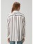 Kırık Beyaz Çizgili Ipek Gömlek 4