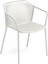 Darwin Matt White Çelik Bahçe Sandalyesi 1