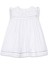 Beyaz Fırfır Kollu Kız Bebek Elbise 1