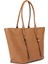 Buckle Tote Taba Kadın Deri Alışveriş Çantası 3