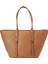 Buckle Tote Taba Kadın Deri Alışveriş Çantası 4