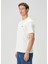 Beyaz Logo Nakışlı T-Shirt 3
