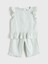 Yeni Sezon Fırfırlı Kız Bebek Müslin Bluz ve Pantolon 1