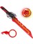 Infinity Nado Proskill Pack Blazing War Bear Işıklı Metal Topaç ve Epic Launcher Kılıç Fırlatıcı 48 cm 1