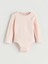 Yeni Sezon Bisiklet Yaka Kız Bebek Çıtçıtlı Body 1
