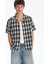 Yeni Sezon Rahat Kalıp Kısa Kollu Ekose Erkek Gömlek 1