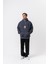 Erkek Create Baskılı Kapüşonlu Oversize Hoodie Füme 4