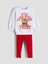 Yeni Sezon Ayıcık Baskılı Kız Bebek Sweatshirt ve Tayt 2'li 1