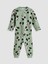 Yeni Sezon Bisiklet Yaka Mickey Mouse Baskılı Erkek Bebek Pijama Takımı 1