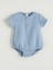 Yeni Sezon Yakası Düğmeli Erkek Bebek Çıtçıtlı Body 1