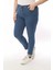 Kadın Battal Düz Jeans 3