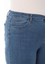 Kadın Battal Düz Jeans 4