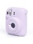 Instax Mini 12 Lila Fotoğraf Makinesi + 10'lu Film Kıskaçlı Resim Standı ve Silikon Kılıf Seti 2