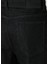 Straight Raw Siyah Jean Pantolon 5