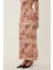 Kadın Desenli Maxi Etek Pink 3