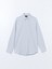 Yeni Sezon Slim Fit Uzun Kollu Armürlü Erkek Gömlek 5