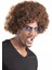 Kahve Renk Kıvırcık Afro Bonus Peruk 2