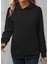 Kadın Uzun Kollu Kapşonlu Bağcıklı Cepli Capitone Sweatshirt 5