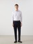Yeni Sezon Slim Fit Uzun Kollu Çizgili Poplin Erkek Gömlek 2