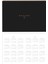 2026 Masaüstü Planlayıcı Takvim 25X35 cm - Siyah 5
