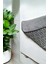 40X60 cm Gri Banyo Paspası, Kaymaz Tabanlı, Su Emici, Kare Tasarım 4