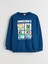 Yeni Sezon Bisiklet Yaka Minecraft Baskılı Erkek Çocuk Sweatshirt 1