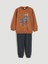 Lcw Kids Turuncu Bisiklet Yaka Erkek Çocuk Sweatshirt ve Eşofman Alt 1