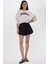 Kadın Rahat Kesimli Baskılı Sweatshirt Natural 3