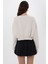 Kadın Rahat Kesimli Baskılı Sweatshirt Natural 5