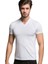 Microfiber T-Shirt - V Yaka - Thermoform - Beyaz 1