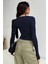 Bisiklet Yaka Basic Uzun Kollu Crop Büstiyer Likralı 2