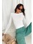 Bisiklet Yaka Basic Uzun Kollu Crop Büstiyer Likralı 4