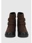 Kahve Deri Kadın Bot 3