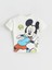 Yeni Sezon Mickey Mouse Baskılı Erkek Bebek Tişört ve Şort 2'li 5