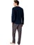 Erkek Lacivert Uzun Kollu Pijama Takımı 3505-S 4