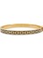 Chain Black Gold Hinged 18 Ayar Altın Kaplama Kadın Bileklik 1