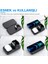 Ally W66 15W 3 In1 Android + iPhone Taşınabilir Mini Kablosuz Hızlı Şarj STANDI-(1903) 6